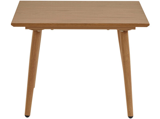 Beistelltisch Matcha, Tischplatte aus FSC®-zertifizierter MDF, Metallbeine, Breite 60 cm in eichefarben