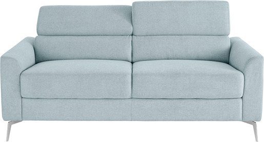 3-Sitzer Sofa JONI aus Webstoff in blau, Breite 185 cm
