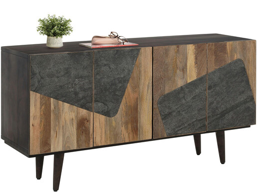 4-trg. Sideboard ROCCO aus Mangoholz, Breite 162 cm