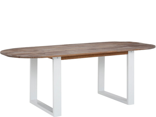 Ovaler Esstisch LEANO aus Kiefer Massivholz, 180 cm
