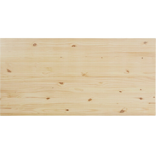 Teri Esstisch Tischplatte und Gestell aus Kiefer, Höhe 77 cm, Breite 160 cm in natur