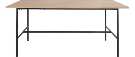 Esstisch Bruce mit Tischplatte in einer pflegeleichten Holzoptik, Höhe 77 cm, Breite 180