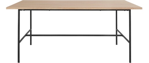 Esstisch Bruce mit Tischplatte in einer pflegeleichten Holzoptik, Höhe 77 cm, Breite 180 cm