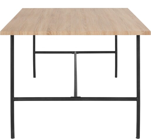 Esstisch Bruce mit Tischplatte in einer pflegeleichten Holzoptik, Höhe 77 cm, Breite 180
