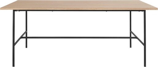 Esstisch Bruce mit Tischplatte in einer pflegeleichten Holzoptik, Höhe 77 cm, Breite 200 cm