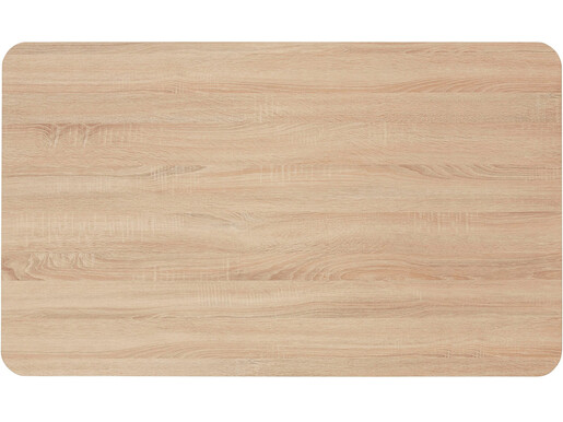 Esstisch Aire, Esszimmertisch aus MDF, Kufengestell aus Metall, Breite 200 cm in Wildeiche & schwarz