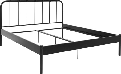 Ariel Metallbett Kuschel Kumpel, aus Metall, industrial Look in schwarz 180 cm
