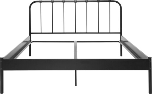 Ariel Metallbett Kuschel Kumpel, aus Metall, industrial Look in schwarz 180 cm