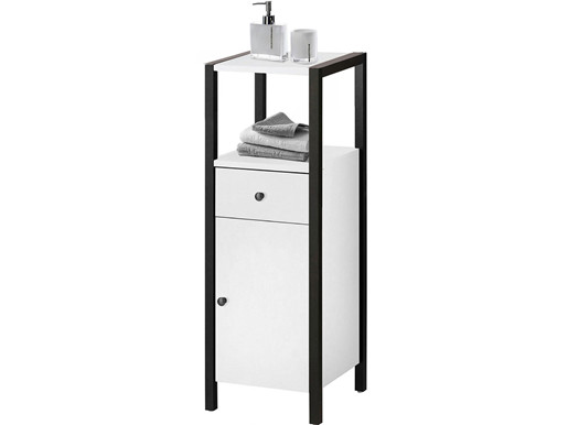 1-trg. Badezimmer Unterschrank CLARA in weiß - Loft24.de