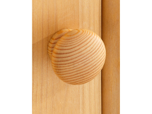 4-trg. Wäscheschrank MAISY aus Kiefer in gebeizt geölt