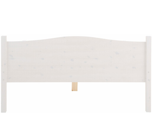 Bett BROOKLYN 140x200 cm aus Kiefer massiv in weiß