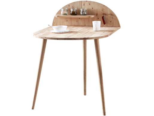 Esstisch TIDY 120 cm aus Massivholz in natur