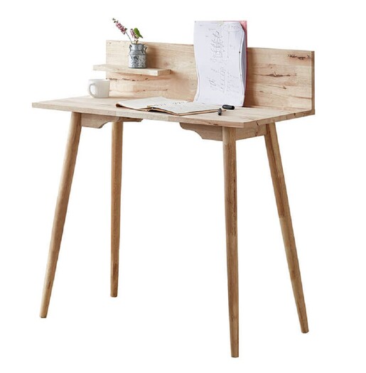 Schreibtisch JOY 90x45 cm aus Massivholz in natur