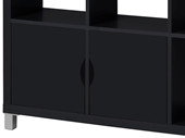 Regal KNOX mit 9 Fächern in schwarz