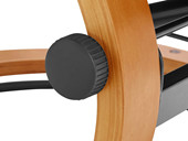 Relaxsessel LIAM mit Hocker Mikrofaser Bezug in grau