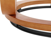 Relaxsessel LIAM mit Hocker Mikrofaser Bezug in grau