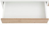Schminktisch ASTRID mit 2 Schubladen in weiß/eiche, 115 cm