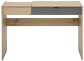 Schreibtisch SIGNE mit Spiegel in eiche/anthrazit, 110 cm