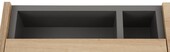 Schreibtisch SIGNE mit Spiegel in eiche/anthrazit, 110 cm