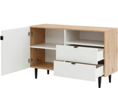 1-trg. Sideboard LAHANA in eiche/weiß, Breite 120 cm