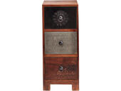 Kommode MOLLY aus Akazie mit 3 Schubladen, Breite 30 cm