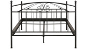 Metallbett FLORENZ 140x200 cm in schwarz, *Sonderartikel