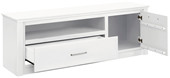 TV-Lowboard CELINA Kiefer massiv in weiß, Breite 160 cm