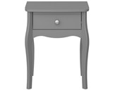 Nachttisch BAROQUE 1 Schublade MDF in grau