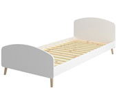 Bett GIGI im skandinavischen Design in weiß, 90x200 cm