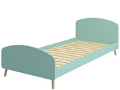 Bett GIGI im skandinavischen Design in mint, 90x200 cm