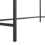 Schreibtisch Cliff (1-St), Gestell aus Metall, Breite 153 cm in Graphite Grau / Eichenoptik