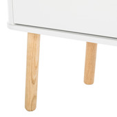 2-trg. Sideboard PANDORA in weiß im Skandinavischen Design