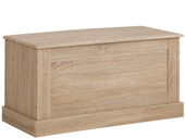 Sitzbank BLAIR mit Stauraum in eichefarben, Breite 90 cm