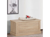 Sitzbank BLAIR mit Stauraum in eichefarben, Breite 90 cm