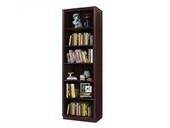 Bücher ANITA Büro mit je 6 Fächer Aus Kiefer massiv in Landhausstil 74x223cm  havana lackiert