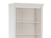 Bücher ANITA Büro mit je 6 Fächer Aus Kiefer massiv in Landhausstil 74x223cm weiß lackiert