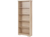 Bücherregal NELE aus MDF in eichefarben, 180 cm hoch