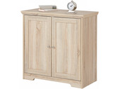 2-trg. Sideboard NELE aus MDF in eichefarben, 80 cm breit