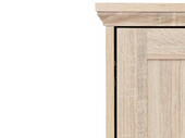 2-trg. Sideboard NELE aus MDF in eichefarben, 80 cm breit