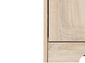 2-trg. Sideboard NELE aus MDF in eichefarben, 80 cm breit