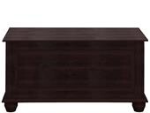 Truhenbank FOTINA aus Kiefer massiv in havana lackiert