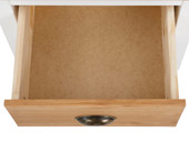 Kommode RANVA aus Kiefer mit 4 Schubladen, Breite 45 cm