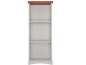 Bücherregal YORK 140 cm aus Kiefer massiv in weiß/honig