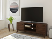 2-trg. TV Lowboard CARMEN Skandinavisches Design in walnuss
