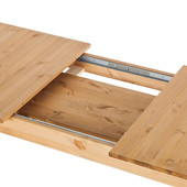 Esstisch TAVIAN aus Kiefer massiv, 160-200 cm; ausziehbar