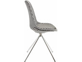 2er Set Stuhl DOVE Microfaser in Retro Design