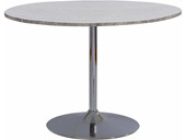 Runder Esstisch TROMPET Durchmesser 110 cm Zement-Optik