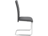 4er-Set Freischwinger DOJAN Webstoff in anthrazit