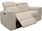 2-Sitzer Sofa COPENHAGEN Stoffbezug in sand, 158 cm breit