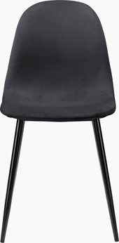 5-tlg. Essgruppe MAARIT, Esstisch Ø100 cm, Marmor/anthrazit